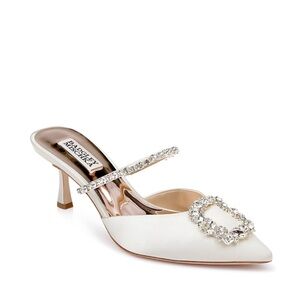 Badgley Mischka slip in pointed toe heels